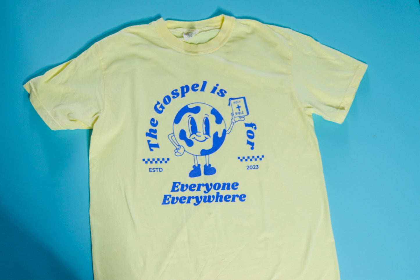 Yellow and Blue Summer Tee