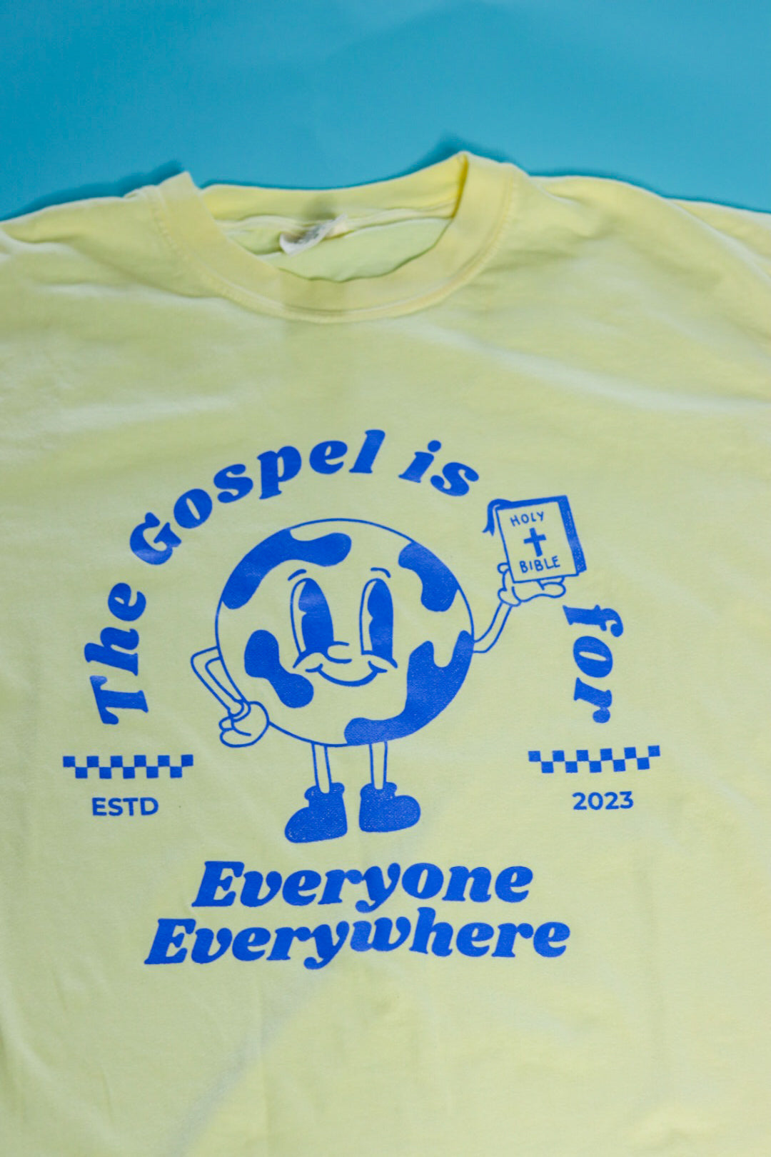 Yellow and Blue Summer Tee