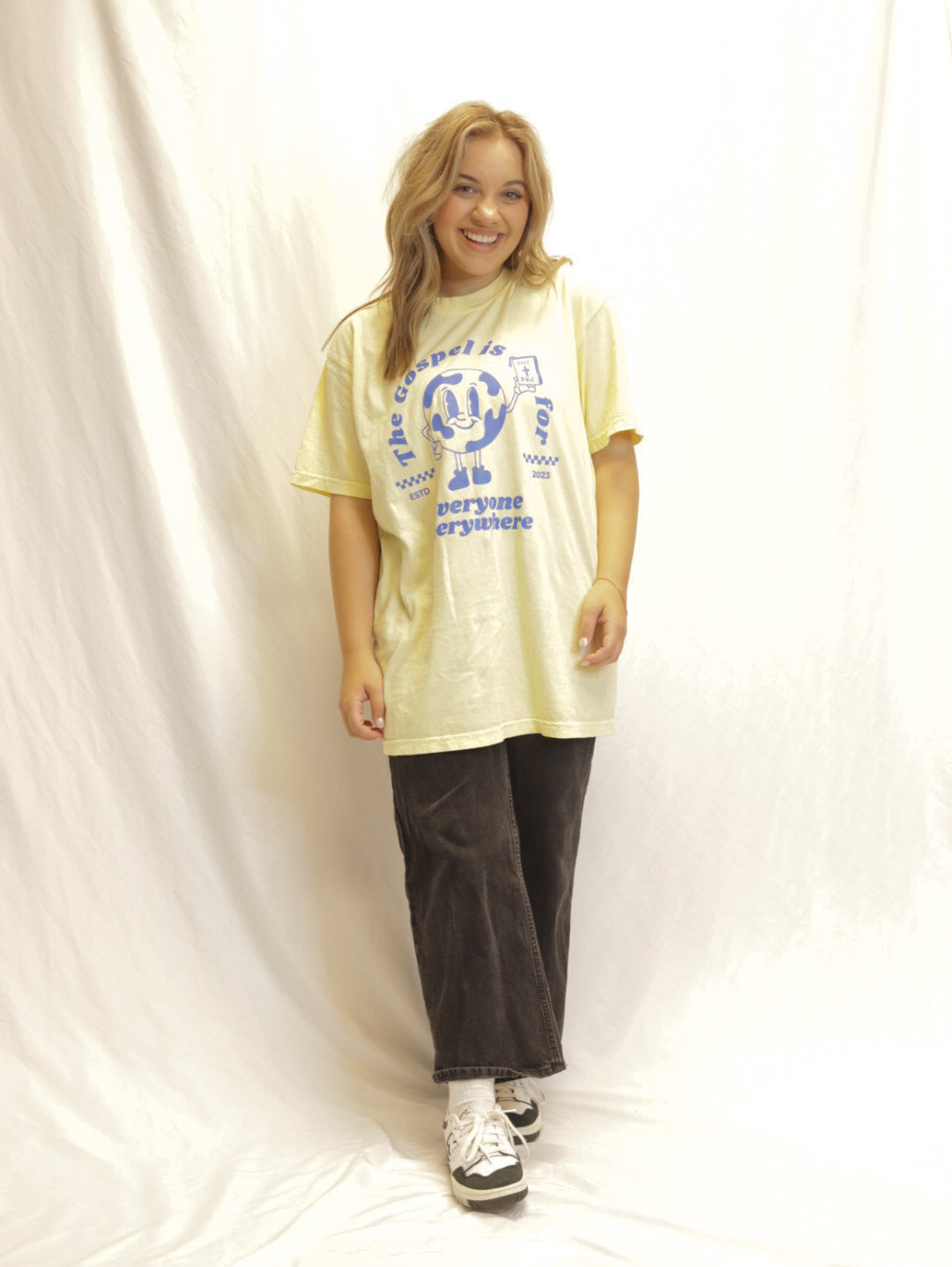Yellow and Blue Summer Tee